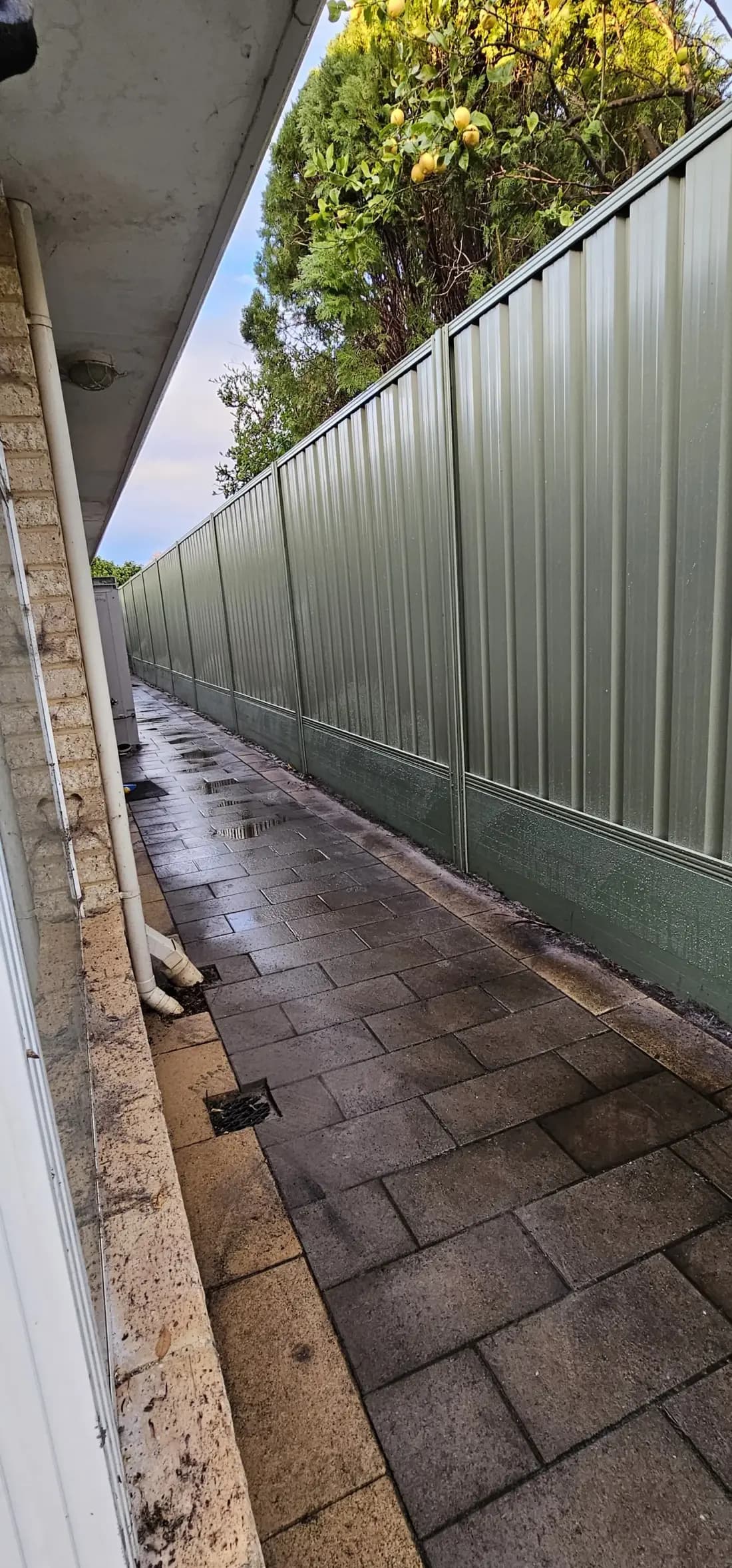 Side path fence replacement